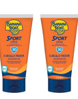Banana Boat Sport Ultra Sunscreen Lotion SPF 30, Travel Size 3oz Twin Pack, Sweat & Water Resistant Sunblock for Active Lifestyle(Pack of 2)
