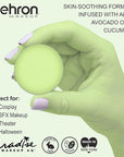 Mehron Makeup Paradise Makeup AQ Refill Size | Stage & Screen Performance, Face & Body Painting, Beauty, Cosplay, and Halloween | Water Activated Face Paint, Body Paint .25 oz (7 ml) - Pastel Green