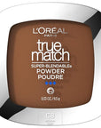 L'Oreal Paris True Match Super Blendable Oil Free Foundation Powder, C8 Medium Deep, 0.33 oz, Packaging May Vary
