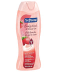 Softsoap Moisturizing Body Wash and Shave Gel, Creamy Strawberry Scent, 20 fl oz Bottle (Pack of 4)