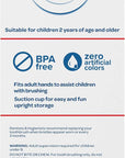 Colgate Zero Kids Toothbrush with Extra Soft Bristles and Suction Cup Holder, BPA Free - 2 Count