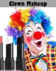 MEICOLY 3PCS Black White and Red Face Body Paint Stick,Face Paint Stick for Halloween SFX Cosplay Clown Skeleton Zombie Makeup,Waterproof Eye Black for Baseball Softball Football