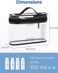 Bagsmart tsa approved toiletry bag,