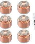 Generation 3 Replacement Heads for Finishing Touch Flawless Facial Hair Remover, Double Precision Replacement Blades Heads Compatible with New Flawless Gen 3, 6 pack