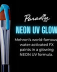 Mehron Paradise FX UV Neon Glow – Neon UV Celestial 1.4 oz | Water Activated Black Light UV Paint for Raves, Costumes, SFX, Halloween, Stage, Theater & Cosplay
