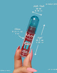NYX PROFESSIONAL MAKEUP Lip IV Hydrating Glossy Lip Stain with 12HR Hydration - Blush Rush (Pink)