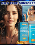 Sun Stick,Watery Sunscreen Stick for Face,Matte Long Lasting Non-Greasy SPF 50+Sunstick