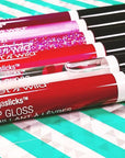 wet n wild MegaSlicks Lip Gloss, Ultra-Glossy, Vitamin-E Enriched, Ultra-Gloss High Shine Moisturizing, Cruelty-Free & Vegan - Red Cherish