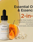 LUXLISS Pumpkin Seed Oil, 2-in-1 Formula Combining Essence and Essential Oil, Easily Absorbed, Non-greasy, Promotes Hair Growth, Deeply Moisturizes the Scalp - 3.38 fl oz