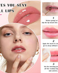 Honey Pot Lip Balm,3PCS Bee Lip (Honey+Watermelon+Cherry)