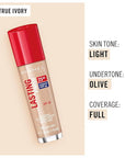 Rimmel London Lasting Finish 25HR - 103 True Coverage, Waterproof, 1oz