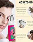 Pink Hair Dye Shampoo for Women Gray Hair,Haircare 4 in 1 Semi-Permanent Gray Hair Coverage,Champu Para Canas,Hair Color Shampoo for Women, Men (Pink)