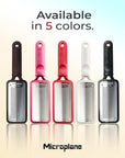 Microplane Colossal Foot File Scraper - The Original Stainless Steel Foot Rasp, Dead Skin/Callus Remover for Feet, Gentle Foot Scrubber, Pedicure Tools for Salon-Quality Foot Care, Pink