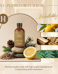 Hotel Diffuser Oil 4 Fl Oz (120ml), Hotels Lobby Fragrance Oil - Hotel Scent Essential Oil for Diffuser and Crafting, Luxury Fragrance Oil, Gift for Women & Men