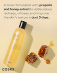 COSRX Full Fit Propolis Synergy Toner, 280ml / 9.46 fl.oz | Instant Moisture Boosting Toner, Propolis 72.6% Honey 10.7% Panthenol, Korean Skin Care