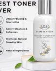 Refreshing Toner for Face with Rose Water and Organic Aloe for True Moisturization, Gentle Pore Cleaner & Pore Minimizer for Face, Hydrating Toner, Cruelty Free, Paraben Free, Skincare 4.0 Fl Oz