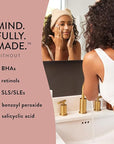 The Honest Company Honest Mama's Gotta Glow Face and Body Wash | Pregnancy Safe Clarifying + Exfoliating AHA Cleanser | 8 fl oz