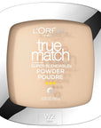 L'Oreal Paris True Match Super Blendable Oil Free Powder Foundation, W2 Light, 0.33 oz, Packaging May Vary