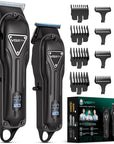 Electric Hair Clippers for Men, Cordless Clipper and Trimmer Set, Clippers for Hair Cutting Kit with Long Battery Life, Hair Grooming Trimmer for Family Kids and Self-Haircut Use