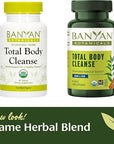 Banyan Botanicals Total Body Cleanse – Organic Cleanse Supplement with Amla & Manjistha – Supports Healthy Digestion, Detox, & Natural Cleansing* – 90 Tablets – Non GMO Sustainably Sourced Vegan