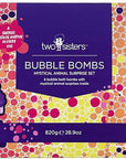 Mystical Bath Bombs for Girls and Boys with Surprise Toys Inside (6 Pack) - Large Bubble Bath Bombs for Kids - Fruity Scents, Fizzies, Made in USA, Mystic Animal - Ideal Birthday Gift by Two Sisters