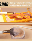 OMANIAC Makeup Brush Set Professional, 12 Pearlescent Wood Handle Makeup Brushes, Premium Cruelty-Free Synthetic Fiber Hair, Travel Make up Brushes Set with Case (White).