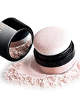 Setting Powder Lightweight Loose Powder Finishing Powder Long-Lasting Pink/Shimmering)-2 Boxes