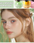 3PCS Bee Lip Balm Honey Pot Lime)
