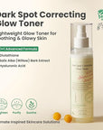 AXIS-Y Dark Spot Correcting Glow Toner - Brightening & Hydrating with 5% Niacinamide, Glutathione & Hyaluronic Acid - Vegan Korean Skin Care Exfoliator Face Toner for All Skin Types - 4.22 fl. oz.