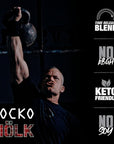 Jocko Mölk Whey Protein Powder - Keto, Probiotics, Grass Fed, Digestive Enzymes, Amino Acids, Sugar Free Monk Fruit Blend - Muscle Recovery & Growth (31 Servings (Pack of 1), Gingerbread Cookie)