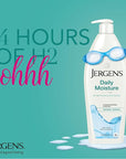Jergens Daily Moisture Dry Skin Moisturizer, Hand and Body Lotion, with HYDRALUCENCE blend, Silk Proteins, and Citrus Extract, 21 Oz