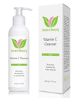 Amara Beauty Facial Cleanser with 15% Vitamin C, Aloe Vera, Rosehip Oil & Tea Tree Oil, 6 fl. oz.
