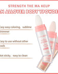 3PCS Polvo De Hadas Highlighter Glitter Stick Body