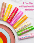Lip Smacker Original & Best Holiday Flavored Lip Balm Party Pack, Oatmeal Cookie, Vanilla, Mango, Watermelon, Tropical Punch, Cotton Candy, Kiwi, Strawberry, Clear