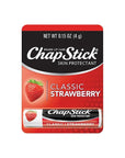 ChapStick Classic Strawberry Lip Balm Tube,