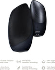 GESKE SmartAppGuided Sonic Thermo Facial Brush | 6 in 1 | Skin Cleansing | Cleansing Brush with Thermal Function | Electric Facial Massager