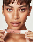 Jillian Dempsey Lip Gloss: Enhance, Hydraten & Smooth Lips with Firming & Plumping Benefits, Vegan, 12ml | Plush Nude