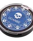 UCANBE Blue Face Body Paint Makeup Foundation, Professional Non-Toxic Greasepaint Palette for Kids & Adults Party, Cream Facepaints for Halloween Cosplay Theater Costume Stage SFX Dress-Up Makeup
