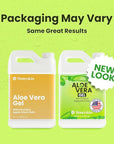 Organic Aloe Vera Gel - 100% Pure for Skin, Sunburn Relief & Face Moisturizer - Extracted from Aloe Vera Plant with Manuka Honey, Orchid & Apple Stem Cells - Everyday Use - 64 fl oz