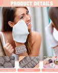 Women's microfiber face washing wrist