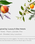 AromaTech The Hotel Aroma Essential Oil Blend: Luxury Hotel Inspired Aromatherapy with Lemon, Lavender, Peach & Pine for Ultrasonic Diffusers & Nebulizers - 0.3 fl oz, 10 mL