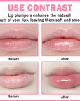Korean Clear Lip Oil Gloss for Women,Ultra-Hydrating Lip Glow Oil with Chili Extract,Nourishing Lip Oil Tinted,Lip Plumping Booster,Fuller Lips Instantly - 02 Baby Pink