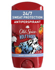 Old Spice Aluminum Free Deodorant for Men, 24/7 Odor Protection, 24/7 Freshness & Lasting Scent, Goes on Clear, Wolfthorn with Sweet Citrus Scent, 2.6 oz