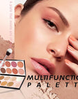 16 Colors Blush Contour Highlighter Makeup Palette with Blushes Set