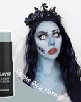 CCbeauty Light Grey Face Paint Stick, Face Painting Kit, Full Coverage SFX Makeup Foundation, Professional Body Paint for Halloween Costume Cosplay Party, For Corpse Bride, Zoombie, Marceline Makeup