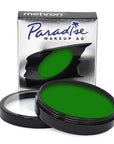 Mehron Makeup Paradise Makeup AQ Pro Size | Stage & Screen Performance, Face & Body Painting, Beauty, Cosplay, and Halloween | Water Activated Face Paint, Body Paint 1.4 oz (40 g) - Amazon Green
