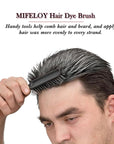 Temporary Silver Gray Hair Spray Color Wax with Dye Brush, Instant Natural Hairstyle Cream 4.23 oz, Disposable Coloring Mud for Men Women Youth, Grey Styling Pomades, Party Cosplay DIY Halloween