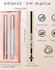 KISSIO Lip Stain Set,Peel Off Lip Liner Stain and Lip Care Oil,Transfer Proof,Long Lasting and Waterproof Lip Tint,Matte Finish,Lip Combo,07 Berry