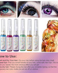 Temporary Hair Color Mascara Washable Hair Dye Stick Non-toxic Instant Hair Chalk Dye for Girls Women (Turquoise Blue+Gold)