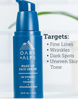 Oars + Alps Vitamin C Serum for Face, Anti Aging Face Serum with Vitamin C, Hyaluronic Acid, and Vitamin E, All Skin Types, Targets Wrinkle, Dark Spots, Lines, Uneven Tone, TSA Friendly, 0.8oz